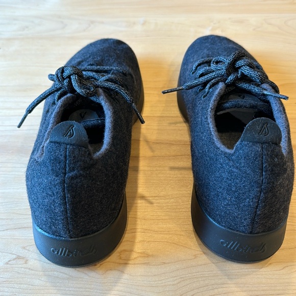 Allbirds Men’s Wool Runners Everyday Sneakers in Natural Black size 12 - Picture 4 of 9